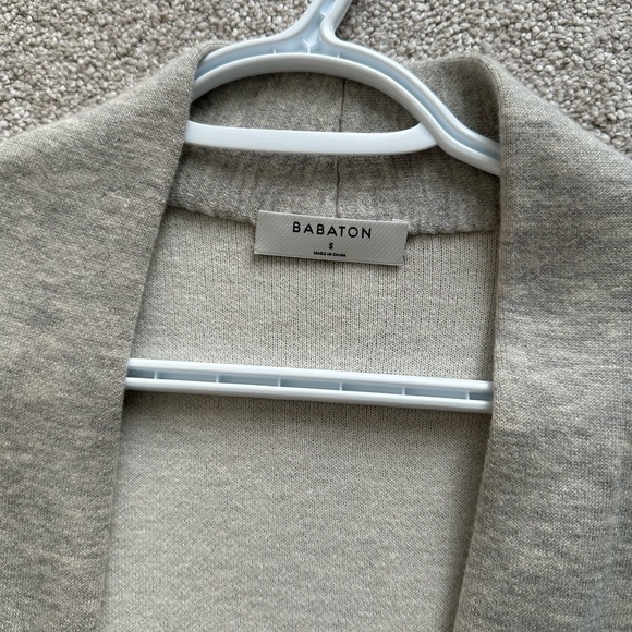 Babaton Lance cardigan, light gray, size small - Picture 2 of 2